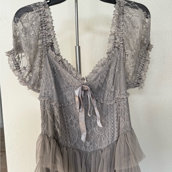 Amy Jane London Sofia Maxi Dress in Grey - Picture 3 of 9